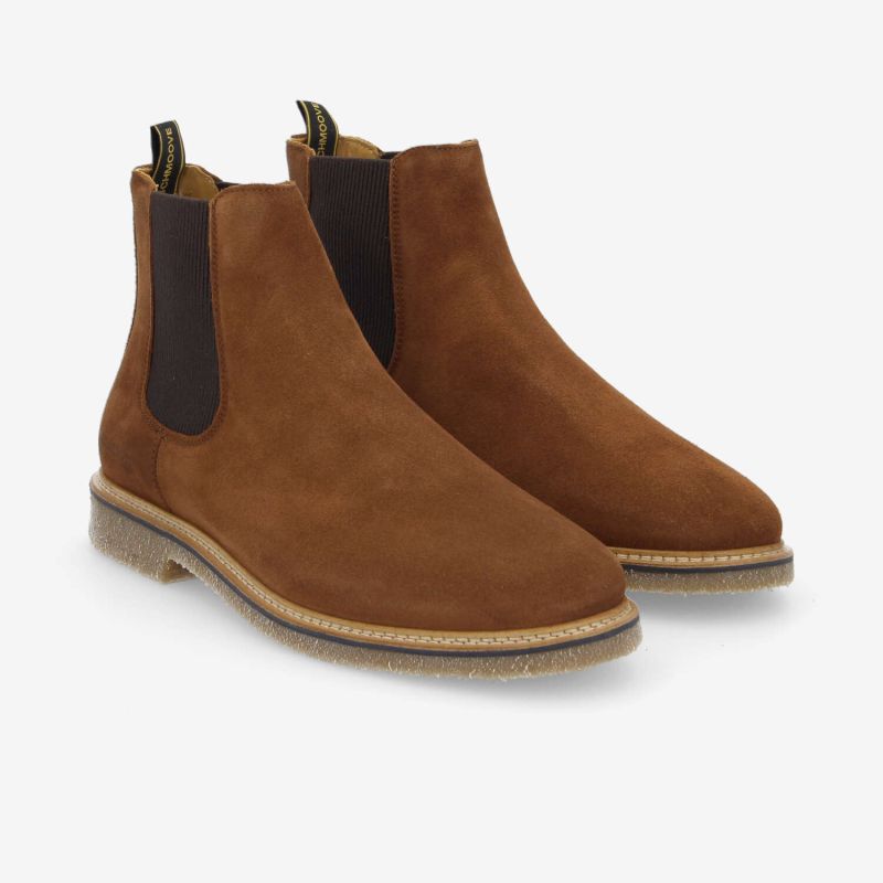 DUBLIN CHELSEA M - SUEDE - NOISETTE